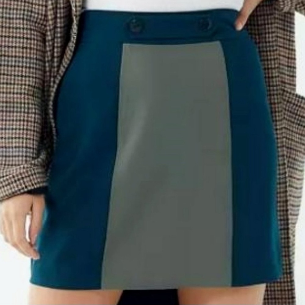 Urban Outfitters Colorblock Skirt
